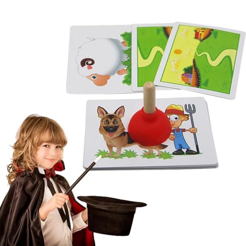 Dreuhuing Magic Trick Cards, Plunger Cards Magic Tricks Picker To Find Cards, Magician Magic Mentalism Magician Kit For Magic Trick Close Up Stage Props von Dreuhuing