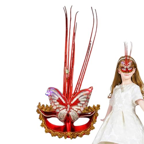 Dreuhuing Maskerade-Maske für Damen, Abendball-Maske, Bar-Kostüm, Zubehör, Madi-Grad- , Cosplay, Requisiten, Maske, Abend, Abschlussball, Ballmaske für Hochzeit von Dreuhuing