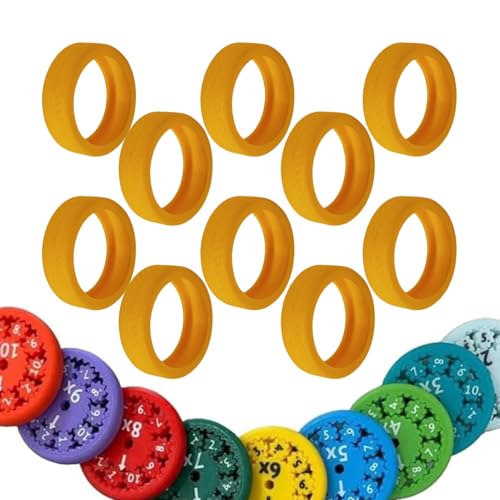 Dreuhuing Mathe-Fidget-Spielzeug-Abdeckung, Handspinner-Organizer | 10 Stück Reise-Fidget-Koffer, Fidget-Spielzeug-Aufbewahrungsbox | Soft Sensory Fidget Toys Cover Multiplikation Spinner Case für den von Dreuhuing