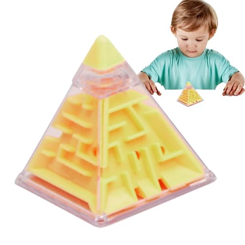 Dreuhuing Pyramiden-Labyrinth, 3D-Puzzle-Spielzeug, tragbares magisches Lernspielzeug für Kinder - Goodie Bag Fillers and Stocking Stuffers von Dreuhuing