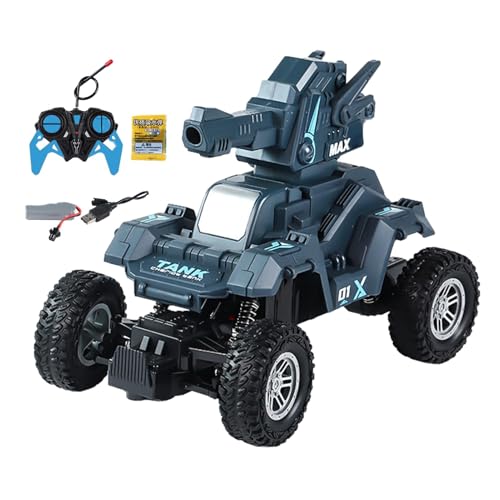 Dreuhuing RC Drift Car, ferngesteuertes Auto - Panzerspielzeug mit Lichtern, Musik, RC-Panzer - Outdoor-Spielzeug, Geländefahrzeuge für Kinder, RC-Panzer für und Mädchen im Alter von 4–12 Jahren, von Dreuhuing