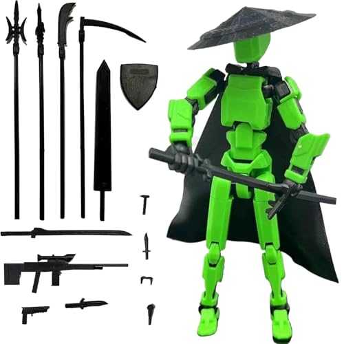 Dreuhuing T-13 Actionfiguren-Set, 3D-Helden-Actionfigur, 3D-gedruckter MultiJointed Beweglicher Roboter, Dummy13 Magnetische Actionfiguren-Set, Titan13 Actionfiguren, Lucky13 Actionfigur, von Dreuhuing