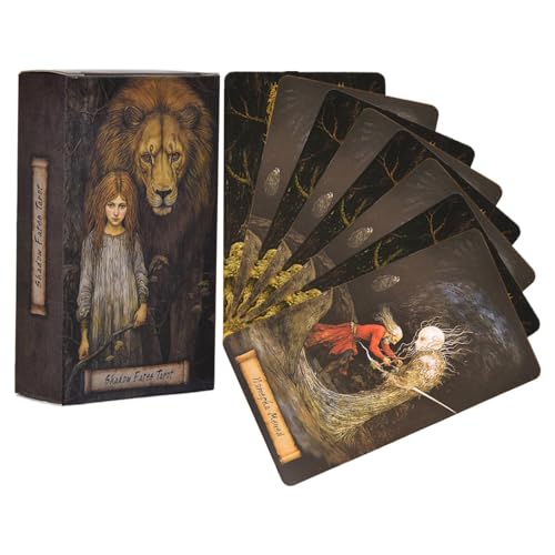 Dreuhuing Tarotkarten Decks | 80-teilige Tarotkarten für Anfänger | Taktisches Spiel Tragbares Kartenspiel | Für Mädchen Erwachsene Kinder Halloween Partyspiel Gesellschaftsspiel Dreuhuing Tarotkarten Decks | 80-teilige Tarotkarten für Anfänger | Taktisches Spiel Tragbares Kartenspiel | Für Mädchen Erwachsene Kinder Halloween Partyspiel Gesellschaftsspiel von Dreuhuing