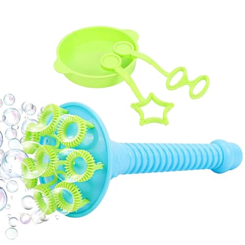 Trompete Bubble Zauberstab Kinder, Trompete Bubble Blower, Lustiges Trompete Bubble Blower Spielzeug für Mädchen & , Trompete Bubble Maker Spielzeug mit Tablett und 2 Bubble Stäbe, Bubbles Maker von Dreuhuing