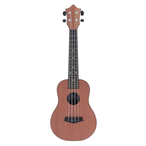 23-Zoll-Ukulele-Set, Tragbares 4-saitiges Ukulele-Musikinstrument mit Taschengurt-Tonabnehmer-Stimmclip für Kinderanfänger von Drfeify