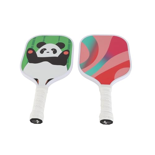 Drfeify 2-teiliges Pickleball-Paddel-Set, Tragbarer PVC-Rahmen, PU-Griff, Atmungsaktive Pickleball-Schläger für von Drfeify