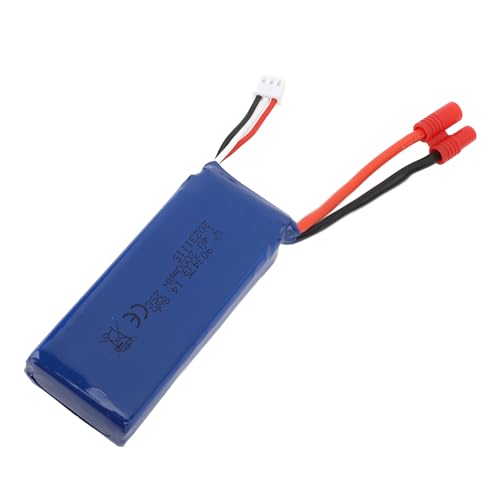 Drfeify 2000 MAh 7,4 V Drohnenbatterie, Bananenstecker 25C Drohnen-Lithiumbatterie Ersatz für Syma X8 X8C X8SW RC Drohnenspielzeug von Drfeify