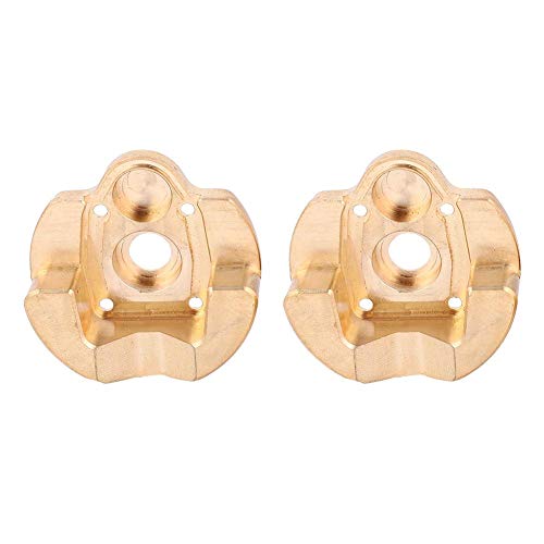 Drfeify 2PCS Kupfer RC Gegengewicht, Teile Zubehör Zubehör Industrial Control Element für Axial Capra1.9 UTB SCX10 III RC Car (Gold Industrial Control von Drfeify