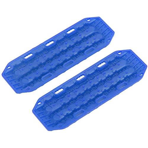 Drfeify 2PCS RC Sandleiter, Kunststoff RC Recovery Ramps Board für Axial SCX24 1/24 RC Crawler Upgrade Teile (Blue) von Drfeify