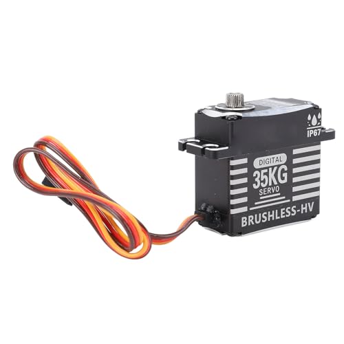 Drfeify 35 Kg RC Servo, Hochtorsions Bürstenloser Digitaler Servo -Steuerungswinkel 180 Grad RC -Teile von Drfeify