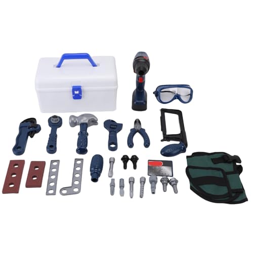 Drfeify Boys Kids Tool Set mit Drill Construction Kit, Ansprechendes Design für, Stimuliert Fantasie und Kreativität, Sichere Elektrische Werkzeuge, Ideal für das Rollenspiel, Stellt Basic EIN vor Drfeify Boys Kids Tool Set mit Drill Construction Kit, Ansprechendes Design für, Stimuliert Fantasie und Kreativität, Sichere Elektrische Werkzeuge, Ideal für das Rollenspiel, Stellt Basic EIN vor von Drfeify