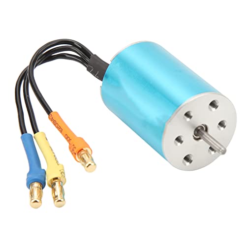 Drfeify Bürstenloser RC-Car-Motor, 300 W, 3200 KV, Bürstenloser Motor mit Hoher Torsion für ZD Racing S16 EX16 1/16 Ferngesteuertes Auto von Drfeify