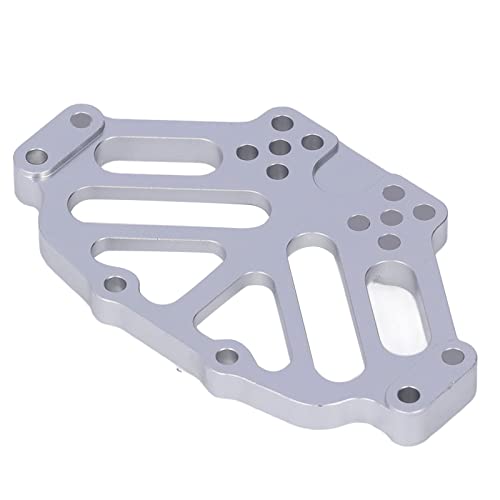 Drfeify CNC Zugstangenhalterung, Aluminiumlegierung RC Zugstangenbasis Sitz RC Zugstangenhalterung für 1/10 CR 01 RC Auto (Silver) von Drfeify