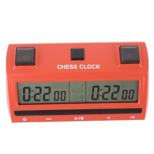 Drfeify Digital Chess Clock -Timer, Einfach Grundlegende Zeit Festlegen, Dynamische Steuerung, Behält Regelparameter für Brettspiele bei Drfeify Digital Chess Clock -Timer, Einfach Grundlegende Zeit Festlegen, Dynamische Steuerung, Behält Regelparameter für Brettspiele bei von Drfeify