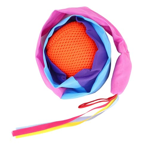 Drfeify Fangschwanzbälle, Regenbogenschwanzball, Polyester-Baumwolle, Weich, Sicher, Fangwurf, Sensorisches Training, Pädagogischer Spielplatz, Bunter Meteorball mit Langen Schwänzen, von Drfeify