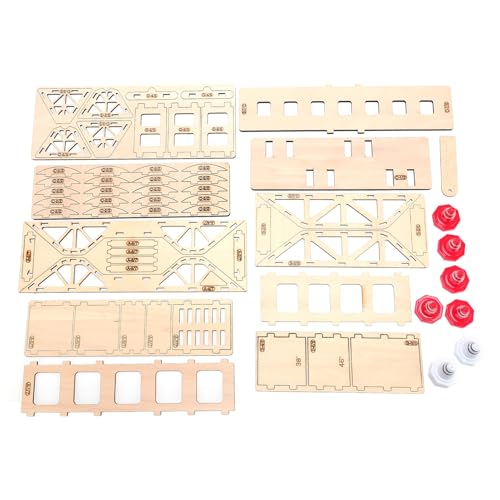 Drfeify Holzblock -Set, Hochdichteplatine Leicht zu Montieren, für LDRC X43 M58 1/43 RC Crawler Skala Scale von Drfeify