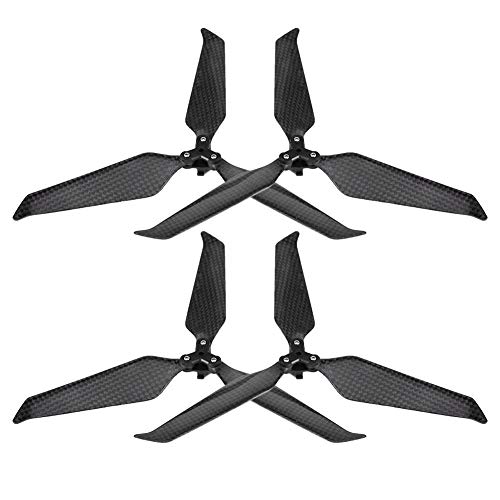 Drfeify Propellerblätter für , Kohlefaser Schnellspanner 8743 3-Blatt-Propeller mit Geräuschunterdrückung Wind Instrument für 2 Pro/Zoom von Drfeify