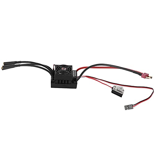 Drfeify RC Brushless ESC, 1/10 RC Wasserbeständiger Bürstenloser Elektrischer Geschwindigkeitsregler, Upgrade-Ersatz für REMO RC Car 1035 1073-SJ 1093-ST 1071-SJ von Drfeify