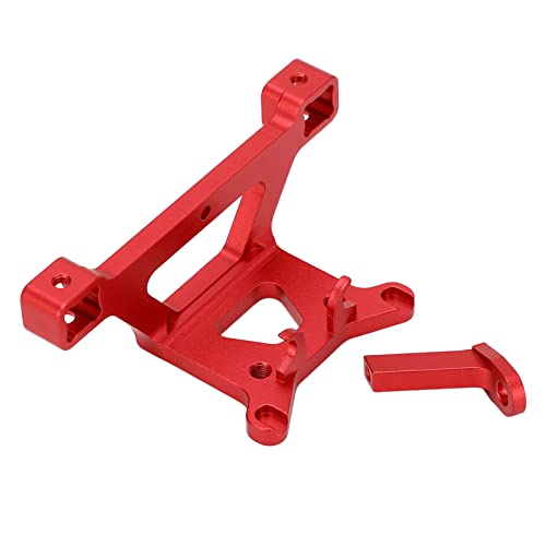 Drfeify RC-Car-Fronthalterungshalterung, Aluminium-RC-Fronthalterungssitz RC-Fronthalterungssitz-Ersatz für 1/16 RC-Autos (Rot) von Drfeify