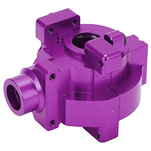 Drfeify RC-Car-Getriebe, Ersatzteil für das Upgrade des Vorderen und Hinteren Getriebes aus Aluminiumlegierung mit 10 Schrauben für 1/10 RC-Car (Purple) von Drfeify