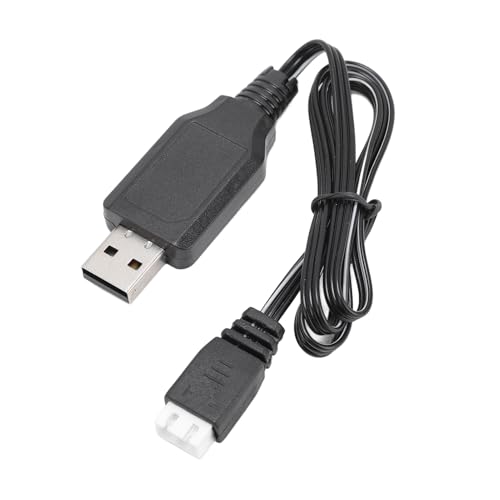 Drfeify USB -Ladekabel, Leichtes Tragbares 7,4 -V -Li -Batterieladegerät mit XH 3 Pin -Stecker für 18301 18302 18303 18304 Serie 1/18 RC -Autos von Drfeify