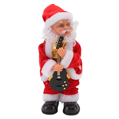 DriKou Electric Musical Dancing Christmas Old Man, Interesting Hip Shaking Plush Santa Claus Creative Funny Christmas Old Man Doll for Home Party Desktop Holiday Indoor Festive Dec von DriKou