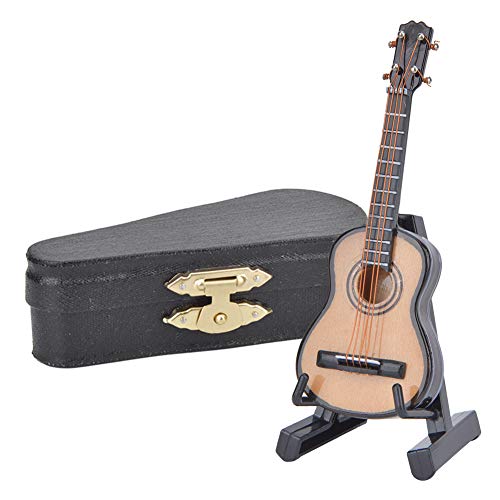 Drikou Classical Gitarre Model, Miniaturklassische Gitarrenmodell Mini Holzgitarrendekoration Musikinstrumentmodell von DriKou