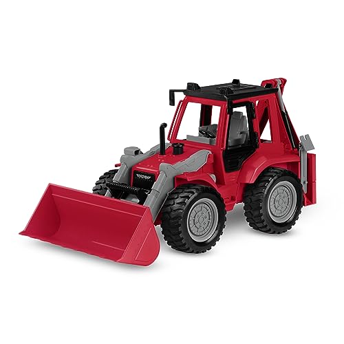 Driven by Battat – Toy Backhoe Loader for Kids – Toy Digger Truck – Construction Vehicle Toy – Movable Parts – 3 Years + – Red Backhoe Loader, 14 inches Driven by Battat – Toy Backhoe Loader for Kids – Toy Digger Truck – Construction Vehicle Toy – Movable Parts – 3 Years + – Red Backhoe Loader, 14 inches von Driven by Battat