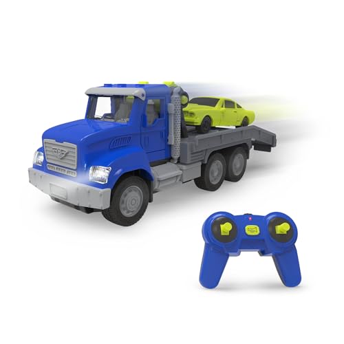 Driven by Battat WH1331Z Fernsteuerung – Lichter und Geräusche – Bewegliche Teile – Spielzeug ab 3 Jahren – Micro R/C Abschleppwagen, Multi von Driven by Battat