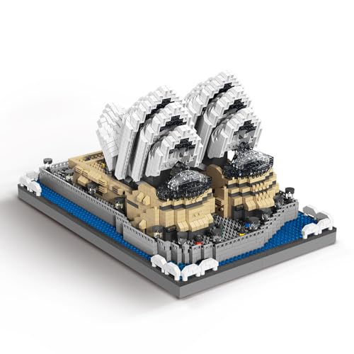 DrmBeyd Architektur Sydney Opera House Bausteine, Mini Architektur Bausteine für Erwachsene, 3009 Teile Mini Micro Berühmtes Wahrzeichen Bausatz, Geschenk für Erwachsene und Jugendliche DrmBeyd Architektur Sydney Opera House Bausteine, Mini Architektur Bausteine für Erwachsene, 3009 Teile Mini Micro Berühmtes Wahrzeichen Bausatz, Geschenk für Erwachsene und Jugendliche von DrmBeyd