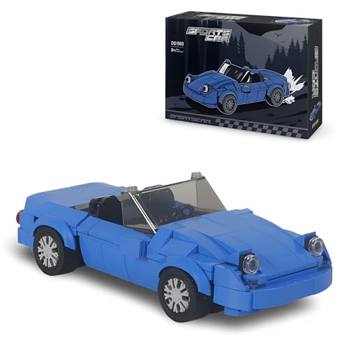 DrmBeyd Technik JDM Japanischer Rennwagen Bausteine Set, Mazida MX5 Rennwagen Bausteine Bausatz Spielzeug, Geschenk für Autoliebhaber, Kompatibel mit L***(287 Teile) von DrmBeyd