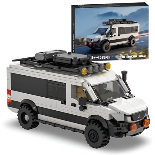 DrmBeyd Technik Speed Champions Sportwagen Bausteine, 538 Teile 4 × 4 Lastwagen Klemmbausteine Modellauto Spielzeug, Geschenk für Erwachsene und Kinder, Kompatibel mit Mainstream Marken von DrmBeyd