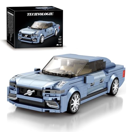 DrmBeyd Technik Speed Champions Sportwagen Bausteine, Super Rennwagen Klemmbausteine Modellauto Set, Geschenk für Erwachsene und Kinder, Kompatibel mit Mainstream Marken, 387 Teile von DrmBeyd