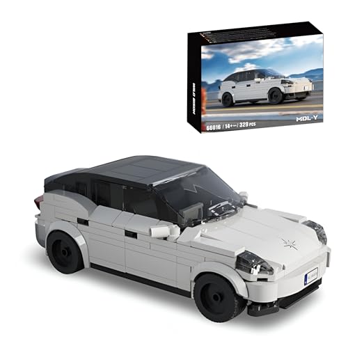 DrmBeyd Technik Speed Champions Sportwagen Bausteine, Model Y Sportwagen Klemmbausteine Spielzeug, Geschenk für Erwachsene und Kinder, Kompatibel mit Mainstream Marken, 329 Teile von DrmBeyd