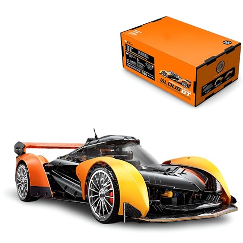 DrmBeyd Technik Sports Car Bausteine Set, for MCL Solus GT Technik Rennwagen Klemmbausteine Modell, Erwachsene Auto Bausteine Spielzeug, 2135 Teile, Kompatibel mit L*** von DrmBeyd