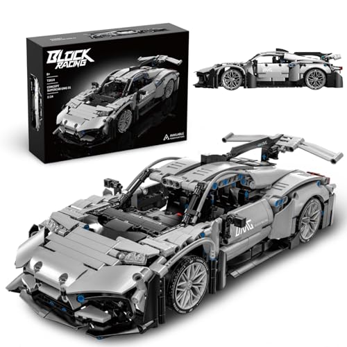 DrmBeyd Technik Sportwagen Bausteine für AMG, 1:14 Rennwagen Bausteine Spielzeug Modell, Sportwagen Klemmbausteine Modellauto Set, Geschenk für Erwachsene und Jugendliche, 1164 Teile DrmBeyd Technik Sportwagen Bausteine für AMG, 1:14 Rennwagen Bausteine Spielzeug Modell, Sportwagen Klemmbausteine Modellauto Set, Geschenk für Erwachsene und Jugendliche, 1164 Teile von DrmBeyd