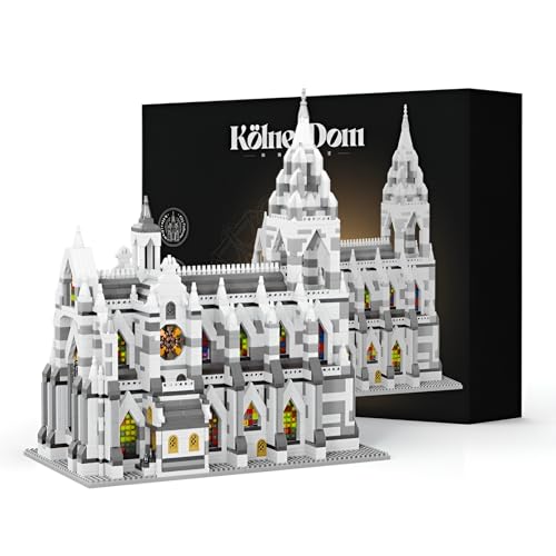 DrmBeyd KölnerDom Mikro Bausteine Set, Weltberühmte Wahrzeichen Architektur Bausteine, 3598 Teile KölnerDom Mikro Bausatz, Geschenk für Erwachsene und Kunstbegeisterten von DrmBeyd