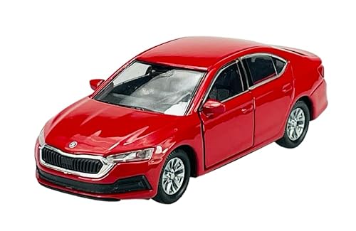 Dromader Welly 2019 Skoda Octavia MK4 Rot 1/34-1/39 Neu Modell Auto von DROMADER