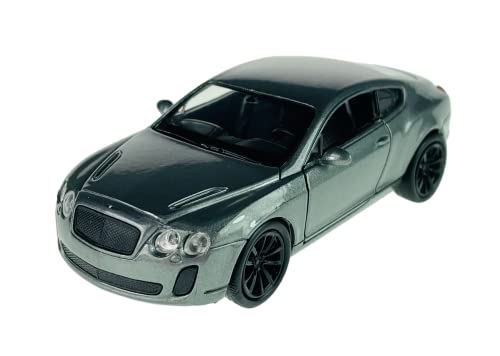 Dromader Welly Bentley Continental GT Supersports Coupe Grau 1/34-1/39 Die Cast Modell Auto Neu im Kasten von DROMADER