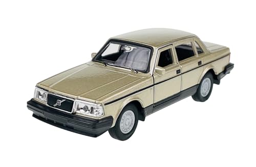 Dromader Welly Volvo 240 GL Gold 1/34-1/39 Neu Modell Auto von DROMADER