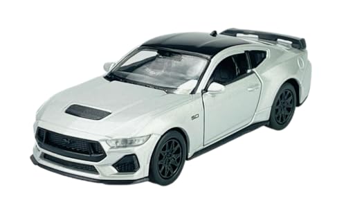 Welly 2024 Ford Mustang GT Silber ca 1/34-1/39 Metall Modell Auto Die Cast Neu im Kasten von DROMADER