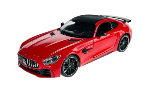 Welly Mercedes-Benz AMG GT R Coupe C190 Rot Ab 2014 1/24 Modell Auto Die Cast Neu im Kasten von DROMADER