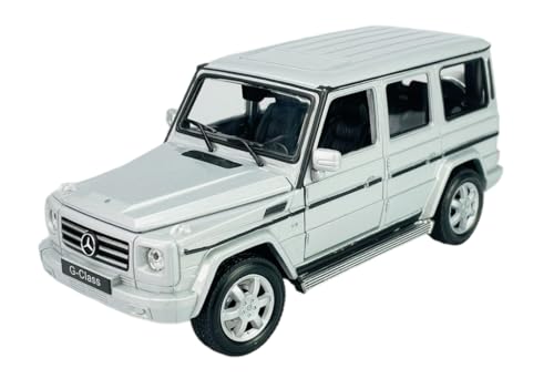 Welly Mercedes-Benz G-klasse Silber W460 Ab 1979 1/24 Metall Modell Auto Die Cast Neu im Kasten von DROMADER