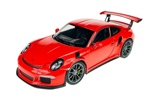 Welly Porsche 911 991 GT3 RS Coupe Orange 2011-2018 1/24 Metall Modell Auto Die Cast Neu im Kasten von DROMADER