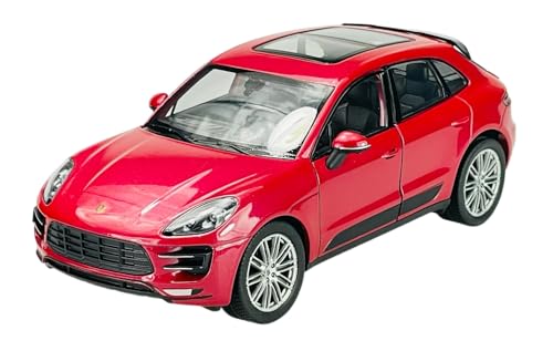 Welly Porsche Macan Turbo Rot 1/24 1:24 Metall Modell Auto Die Cast Neu im Kasten von DROMADER