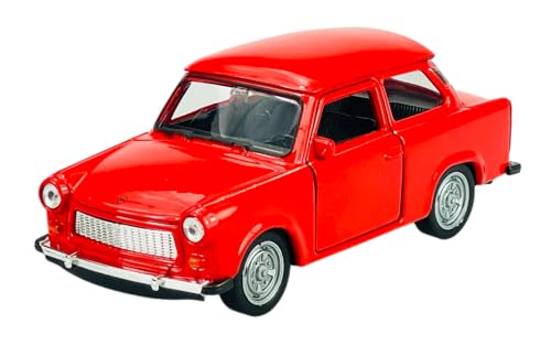 Welly Trabant Trabbi 601 Limousine Rot Ca 1/34-1/39 Metal Modell Auto Die Cast Neu im Kasten von DROMADER