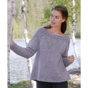 Agnes Sweater by DROPS Design - Strickmuster mit Kit Pullover Größen S - Medium von Drops - Garnstudio