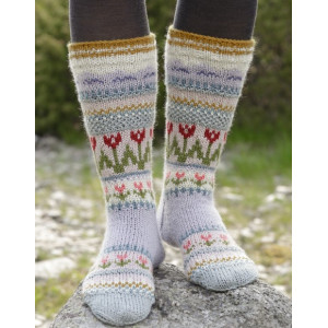 Always Winter by DROPS Design - Strickmuster mit Kit Socken mit mehrfa - 35/37 von Drops - Garnstudio