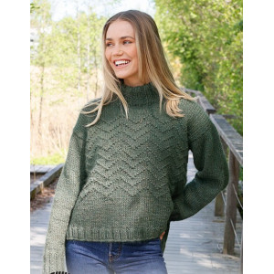 Appalachian Trails by DROPS Design - Blusenstrickmuster Größe S - XXXL - Large von Drops - Garnstudio