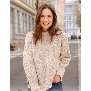 Around Town by DROPS Design - Bluse Strickmuster Größe. XS - XXL - Medium von Drops - Garnstudio